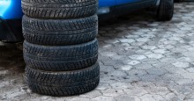 Tires ready to be put on car. Photo ID 245351137 © Askoldsb | Dreamstime.com